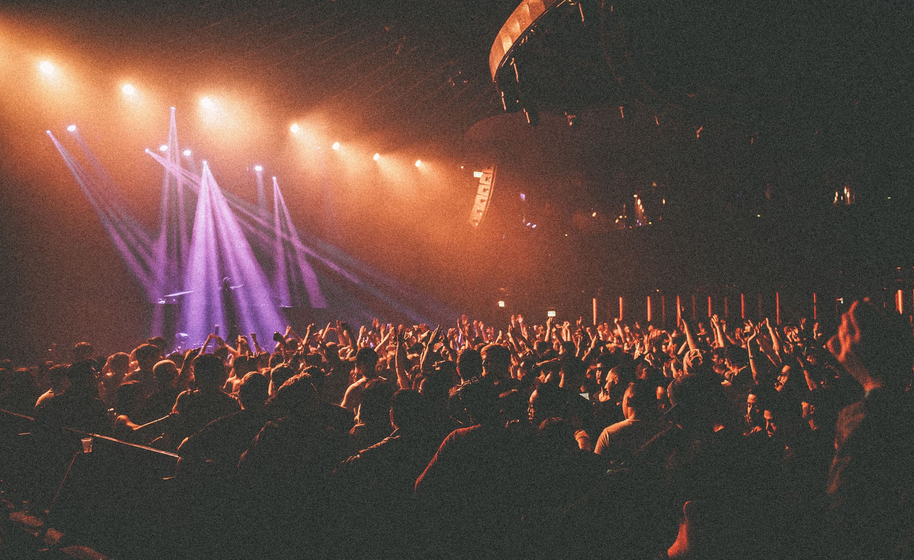 Crowd at a Jungle Brothers event